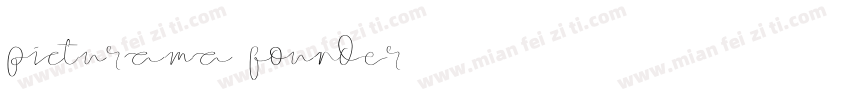 picturama founder字体转换